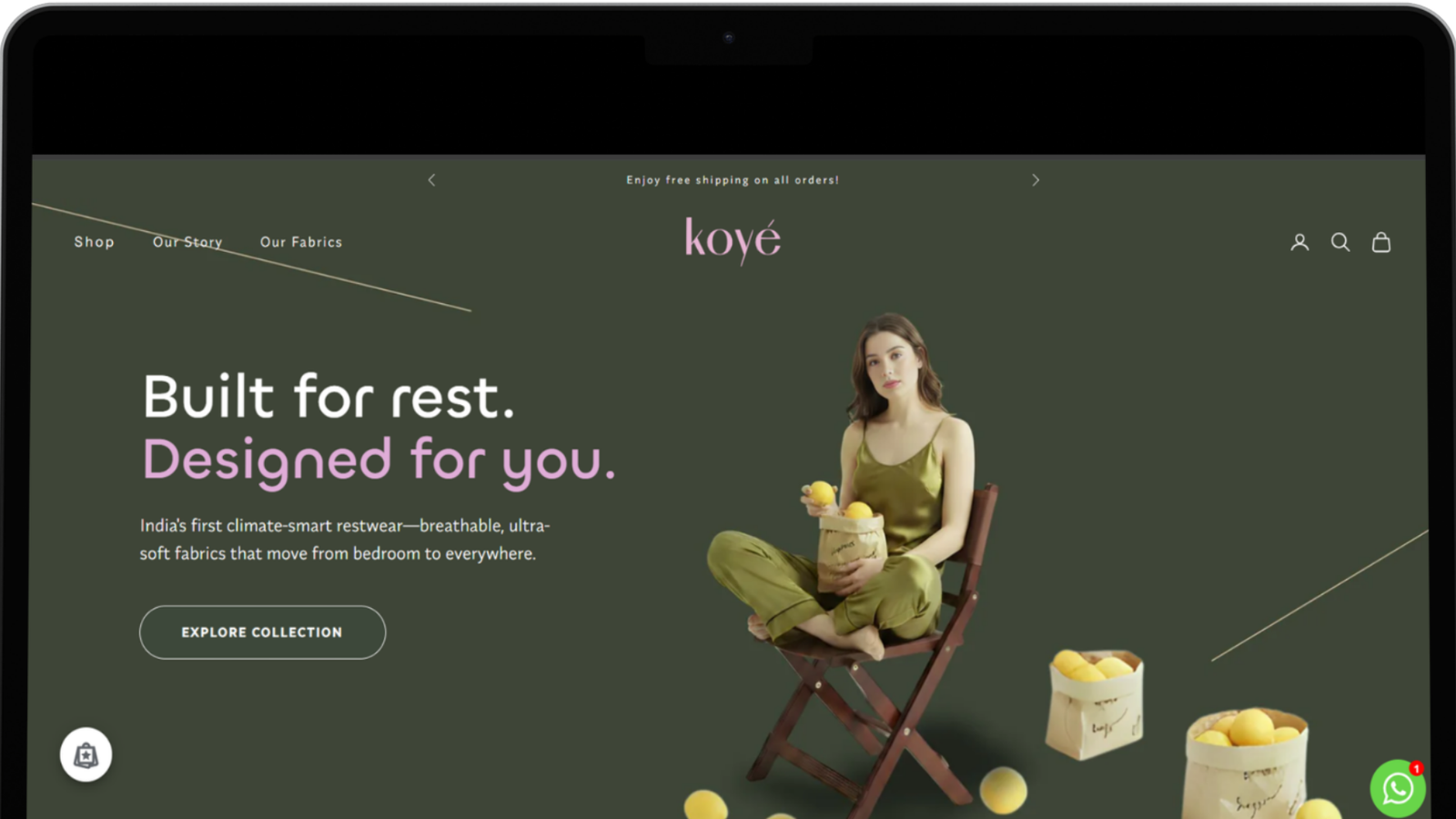 Koyé — Shopify D2C brand case study by 500 Marketing