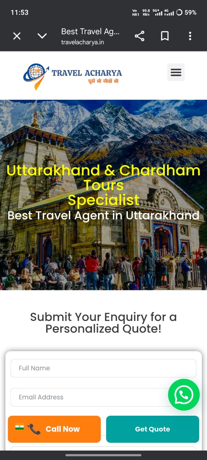 Travel Acharya case study